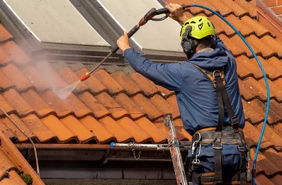 Démoussage et hydrofuge de toiture à Allondans